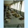 Quite a mouthful of sandwiches - all for us...